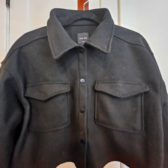 NWT cropped shacket - Picture 3 of 3